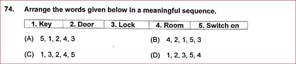 Reasoning Question for HP High Court Paper 