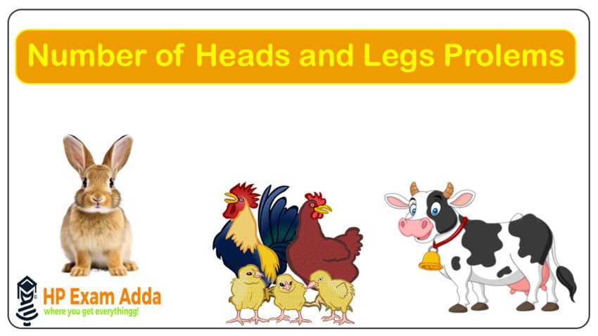 Number of heads and legs reasoning problems