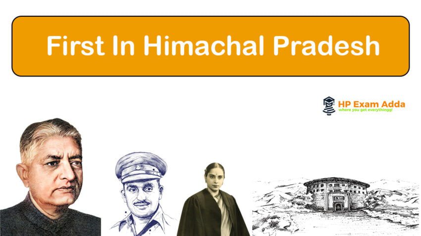 First in Himachal Pradesh :- HP GK Quiz